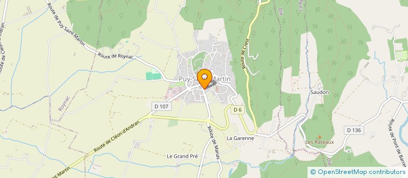 localisation de l'entreprise COMMUNE DE PUY SAINT MARTIN  PUY-SAINT-MARTIN