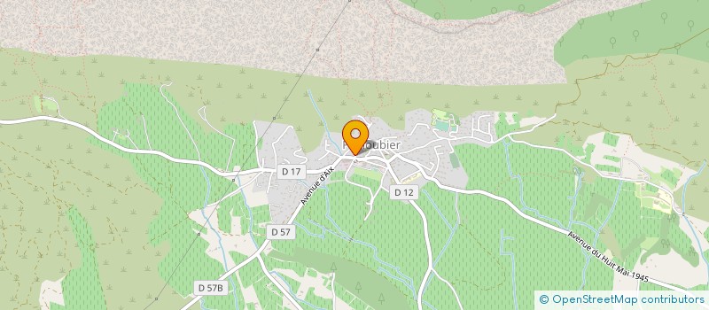 localisation de l'entreprise COMMUNE DE PUYLOUBIER  PUYLOUBIER