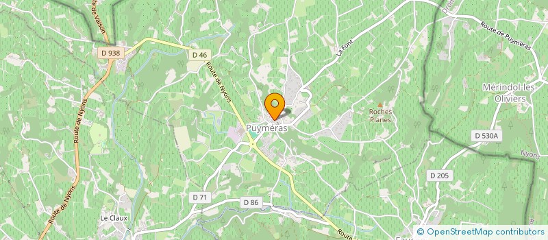 localisation de l'entreprise COMMUNE DE PUYMERAS  PUYMERAS