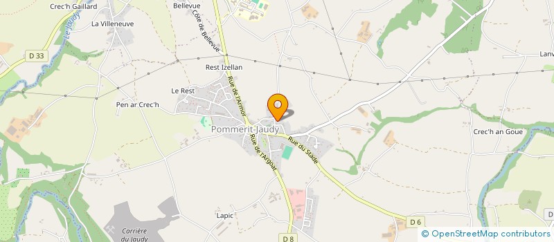 localisation de l'entreprise COMMUNE DE QUEMPERVEN  QUEMPERVEN