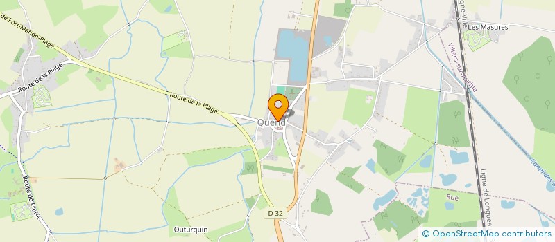 localisation de l'entreprise COMMUNE DE QUEND  QUEND