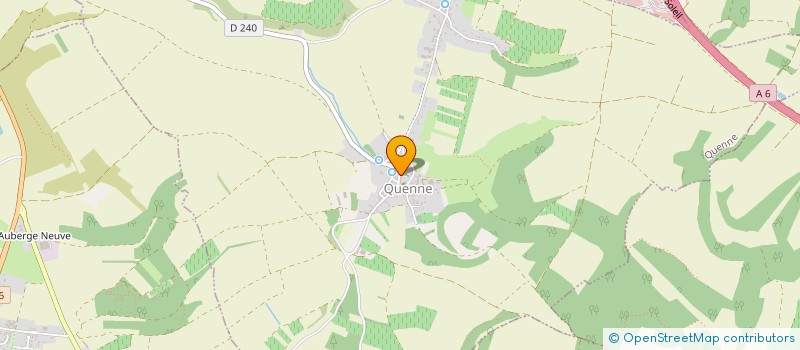 localisation de l'entreprise COMMUNE DE QUENNE  QUENNE