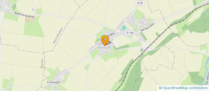 localisation de l'entreprise COMMUNE DE QUESNOY LE MONTANT  QUESNOY-LE-MONTANT