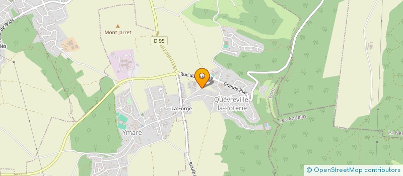 localisation de l'entreprise COMMUNE DE QUEVREVILLE LA POTERIE  QUEVREVILLE-LA-POTERIE