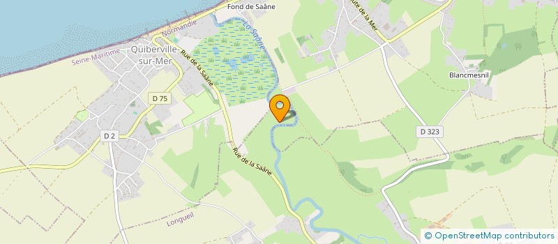 localisation de l'entreprise COMMUNE DE QUIBERVILLE-SUR-MER  QUIBERVILLE-SUR-MER