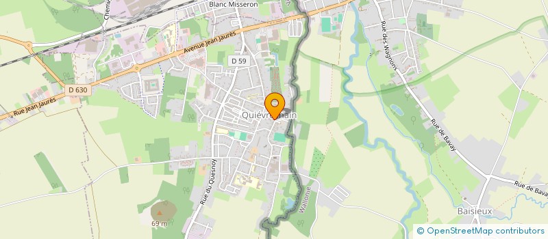 localisation de l'entreprise COMMUNE DE QUIEVRECHAIN  QUIEVRECHAIN
