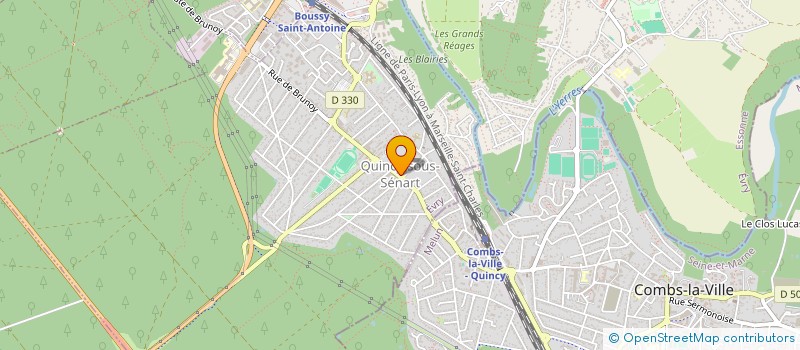 localisation de l'entreprise COMMUNE DE QUINCY SOUS SENART  QUINCY-SOUS-SENART
