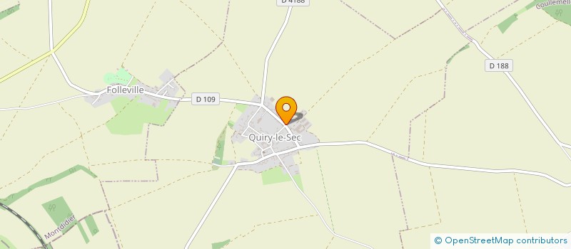 localisation de l'entreprise COMMUNE DE QUIRY LE SEC  QUIRY-LE-SEC