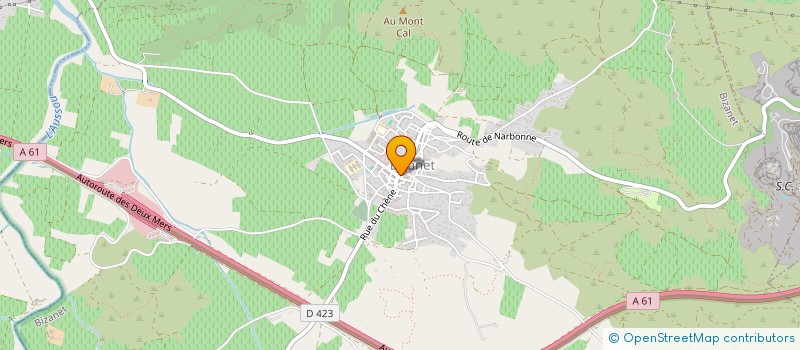 localisation de l'entreprise COMMUNE DE RAISSAC-D AUDE  RAISSAC-D'AUDE