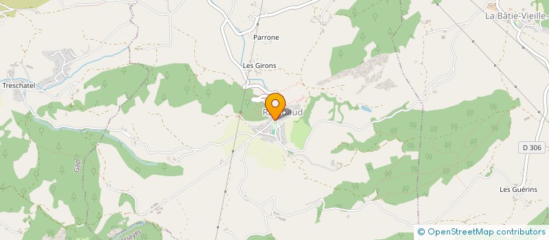 localisation de l'entreprise COMMUNE DE RAMBAUD  RAMBAUD