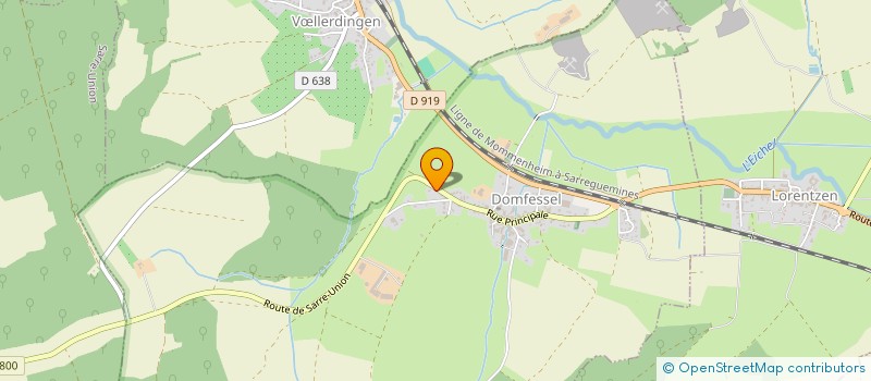 localisation de l'entreprise COMMUNE DE RATZWILLER  RATZWILLER