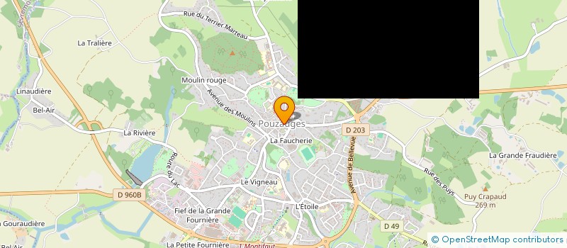 localisation de l'entreprise COMMUNE DE REAUMUR  REAUMUR