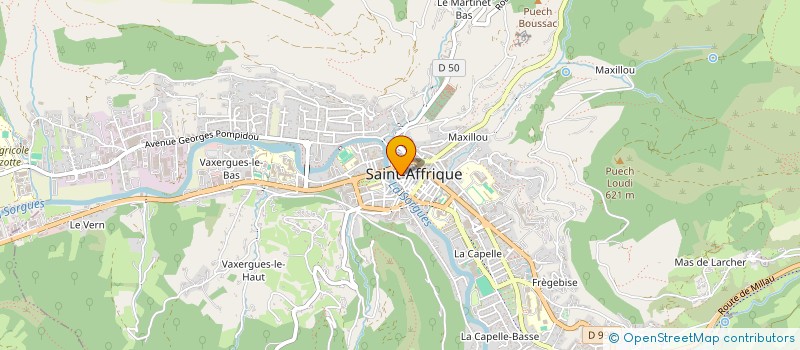 localisation de l'entreprise COMMUNE DE REBOURGUIL  REBOURGUIL