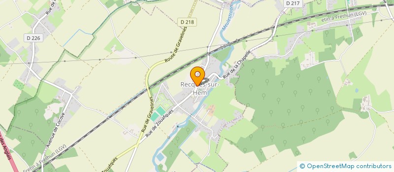 localisation de l'entreprise COMMUNE DE RECQUES SUR HEM  RECQUES-SUR-HEM