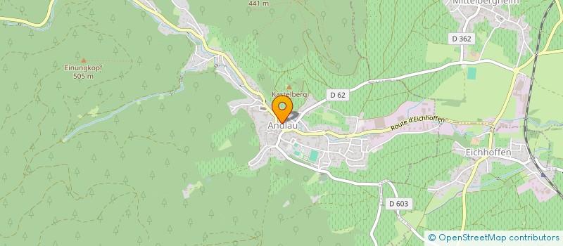 localisation de l'entreprise COMMUNE DE REICHSFELD  REICHSFELD