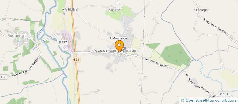 localisation de l'entreprise COMMUNE DE REJAUMONT  REJAUMONT