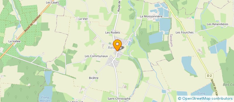 localisation de l'entreprise COMMUNE DE RELEVANT  RELEVANT