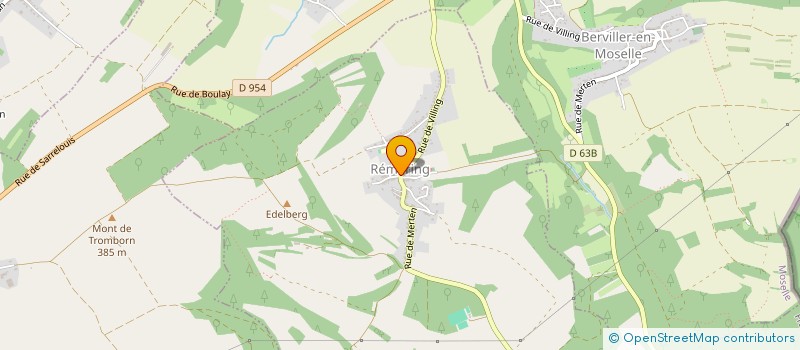 localisation de l'entreprise COMMUNE DE REMERING  REMERING