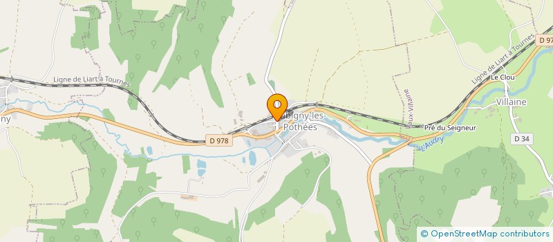 localisation de l'entreprise COMMUNE DE REMILLY LES POTHEES  REMILLY-LES-POTHEES