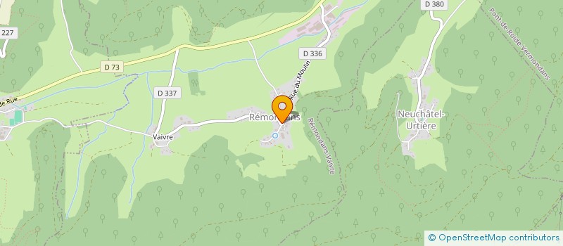 localisation de l'entreprise COMMUNE DE REMONDANS VAIVRE  REMONDANS-VAIVRE