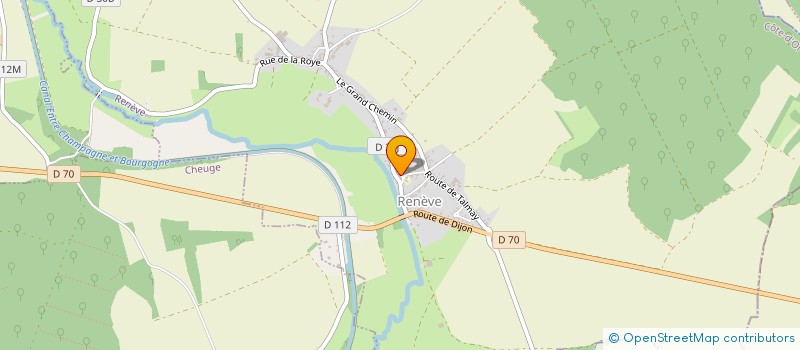 localisation de l'entreprise COMMUNE DE RENEVE  RENEVE