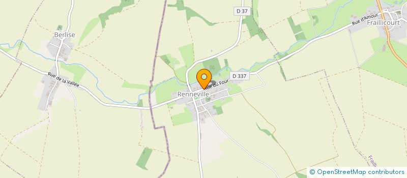 localisation de l'entreprise COMMUNE DE RENNEVILLE  RENNEVILLE