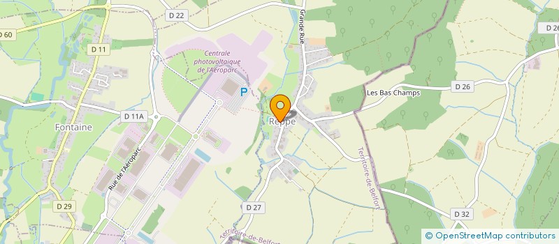 localisation de l'entreprise COMMUNE DE REPPE  REPPE