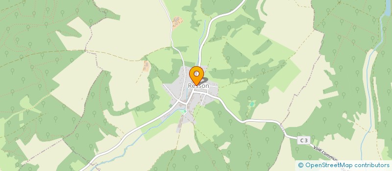 localisation de l'entreprise COMMUNE DE RESSON à RESSON