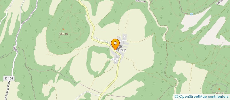 localisation de l'entreprise COMMUNE DE REULLE VERGY  REULLE-VERGY