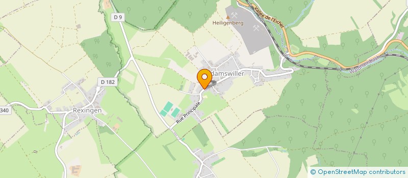 localisation de l'entreprise COMMUNE DE REXINGEN  REXINGEN