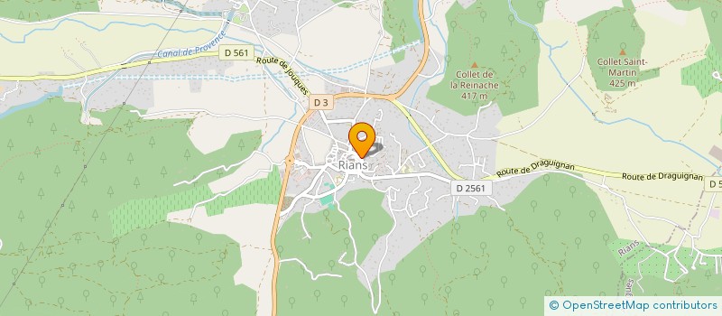 localisation de l'entreprise COMMUNE DE RIANS  RIANS