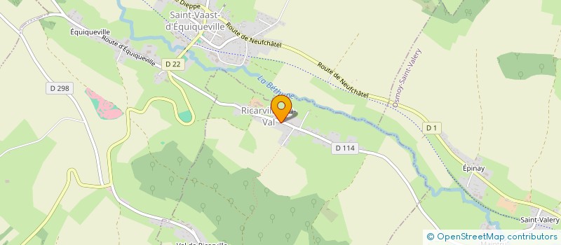 localisation de l'entreprise COMMUNE DE RICARVILLE DU VAL  RICARVILLE-DU-VAL