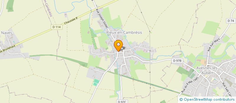 localisation de l'entreprise COMMUNE DE RIEUX EN CAMBRESIS  RIEUX-EN-CAMBRESIS
