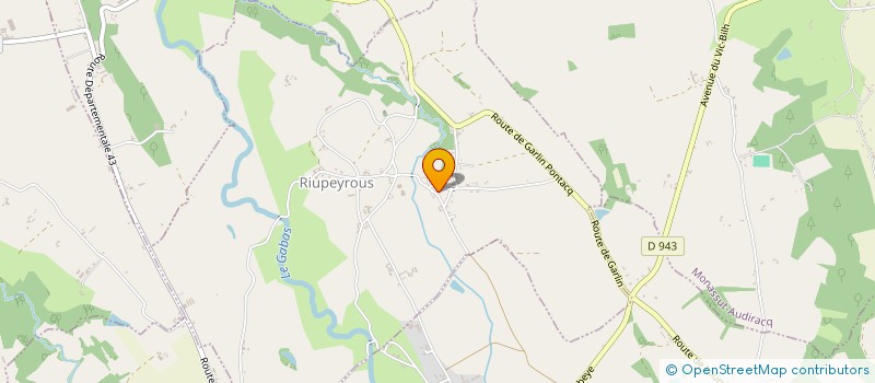 localisation de l'entreprise COMMUNE DE RIUPEYROUS  RIUPEYROUS