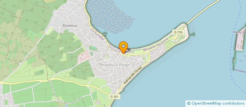 localisation de l'entreprise COMMUNE DE RIVEDOUX PLAGE  RIVEDOUX-PLAGE