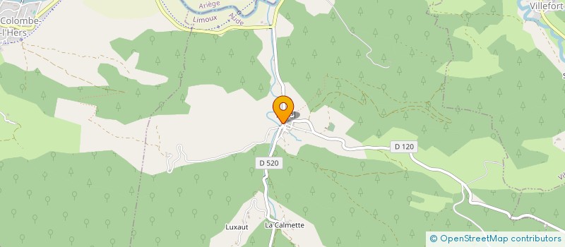 localisation de l'entreprise COMMUNE DE RIVEL  RIVEL