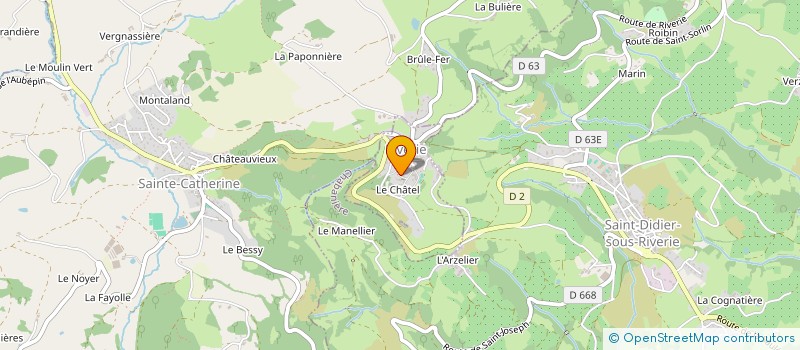 localisation de l'entreprise COMMUNE DE RIVERIE  RIVERIE