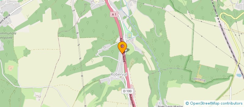 localisation de l'entreprise COMMUNE DE ROBERVAL  ROBERVAL