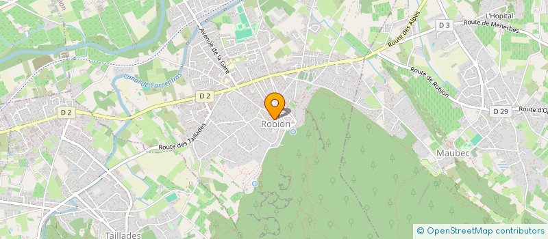 localisation de l'entreprise COMMUNE DE ROBION  ROBION