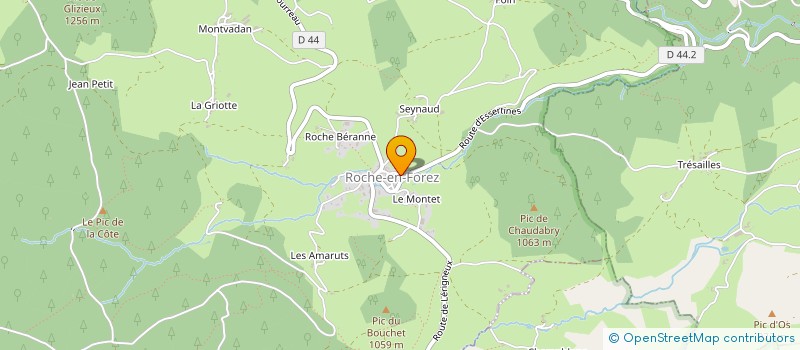 localisation de l'entreprise COMMUNE DE ROCHE-EN-FOREZ  ROCHE-EN-FOREZ