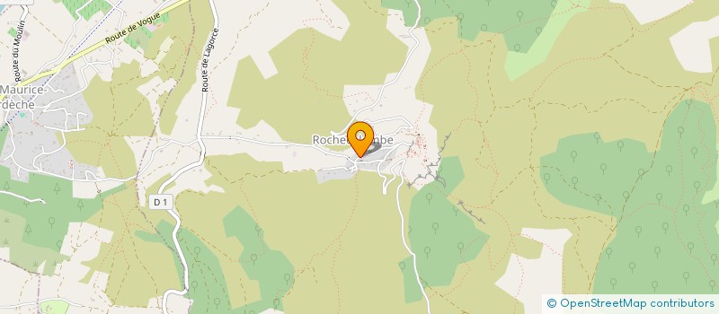 localisation de l'entreprise COMMUNE DE ROCHECOLOMBE  ROCHECOLOMBE