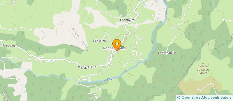 localisation de l'entreprise COMMUNE DE ROCHESSAUVE  ROCHESSAUVE