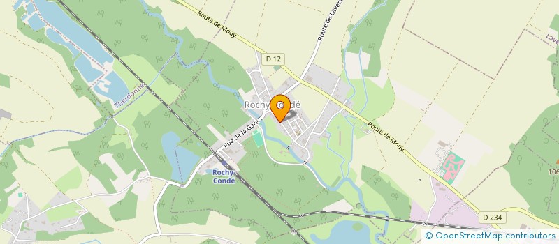 localisation de l'entreprise COMMUNE DE ROCHY CONDE  ROCHY-CONDE