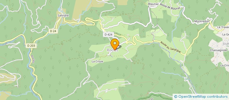 localisation de l'entreprise COMMUNE DE ROCLES à ROCLES