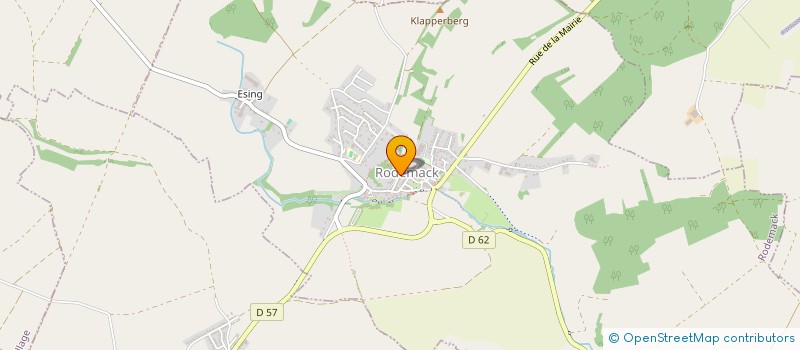 localisation de l'entreprise COMMUNE DE RODEMACK  RODEMACK