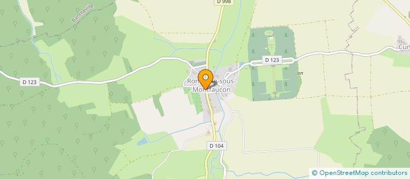 localisation de l'entreprise COMMUNE DE ROMAGNE SOUS MONTFAUCON à ROMAGNE-SOUS-MONTFAUCON