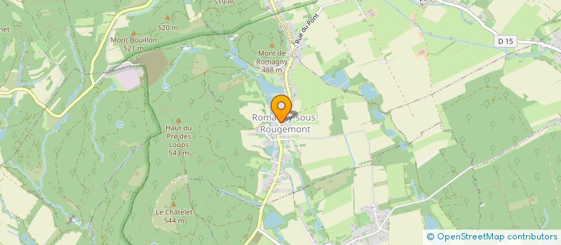 localisation de l'entreprise COMMUNE DE ROMAGNY-SOUS-ROUGEMONT à ROMAGNY-SOUS-ROUGEMONT