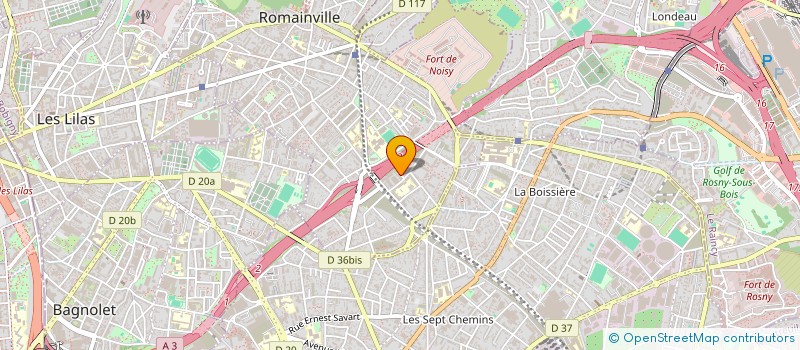 localisation de l'entreprise COMMUNE DE ROMAINVILLE à ROMAINVILLE