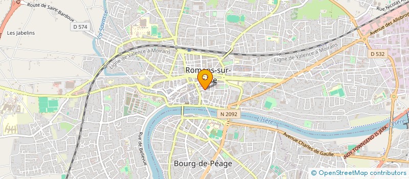 localisation de l'entreprise COMMUNE DE ROMANS SUR ISERE à ROMANS-SUR-ISERE