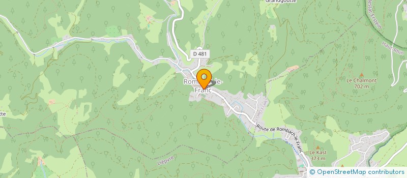 localisation de l'entreprise COMMUNE DE ROMBACH LE FRANC  ROMBACH-LE-FRANC